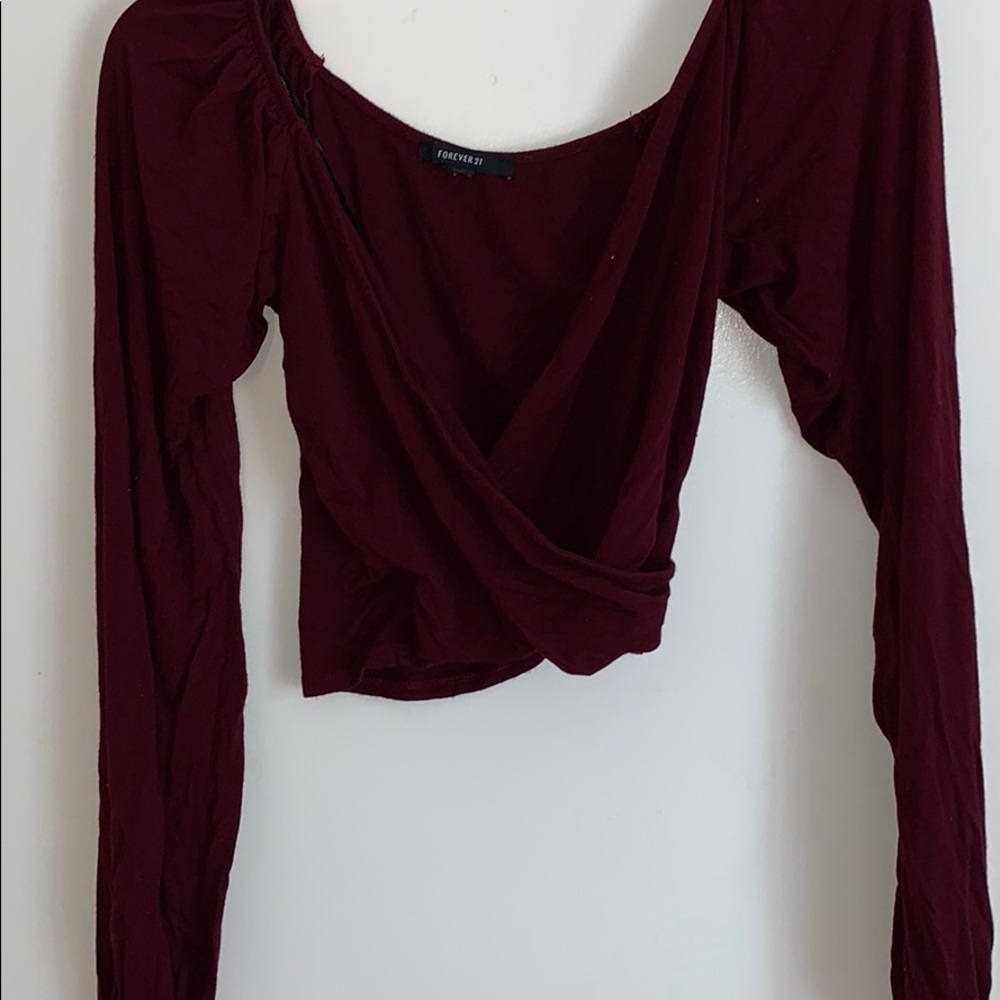Low cut flirty crop top